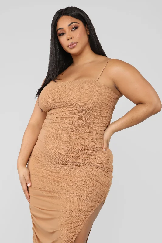 Feeling My Mesh Dress - Nude