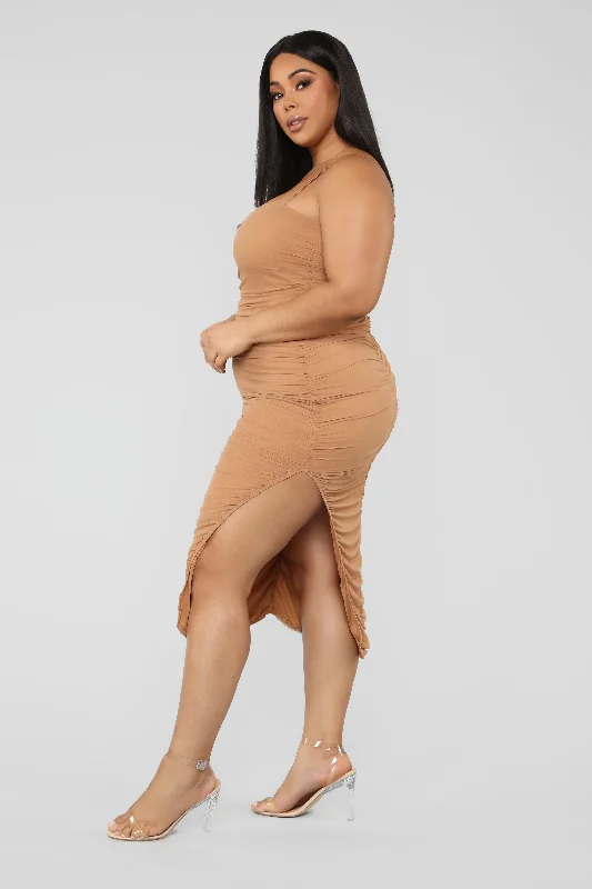 Feeling My Mesh Dress - Nude