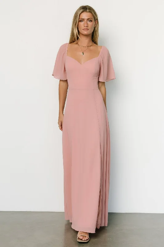 Sierra Sweetheart Maxi Dress | Blush