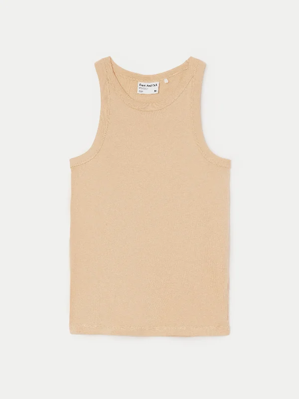 The Essential Tank Top in Beige