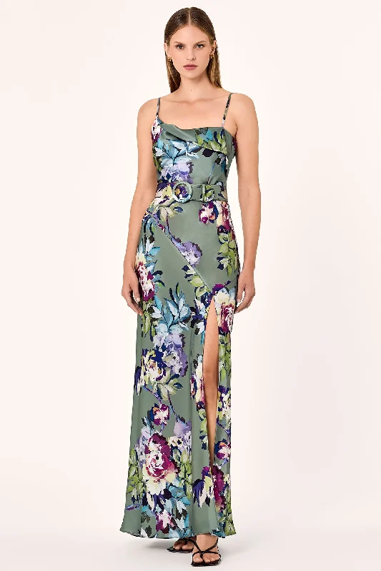 Belira Gown - Seagrass Floral