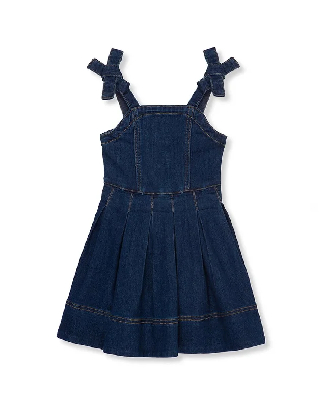 Habitual Fit & Flare Denim Dress