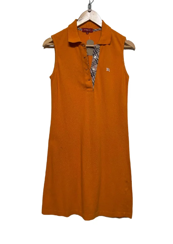 Burberry Orange Polo Dress (Size S)