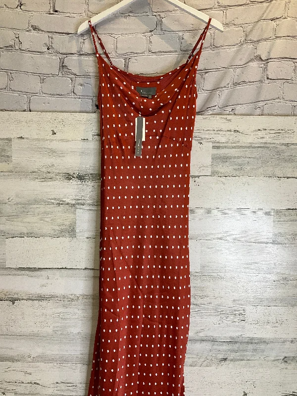 Dress Casual Maxi By Anthropologie In Orange, Size: S