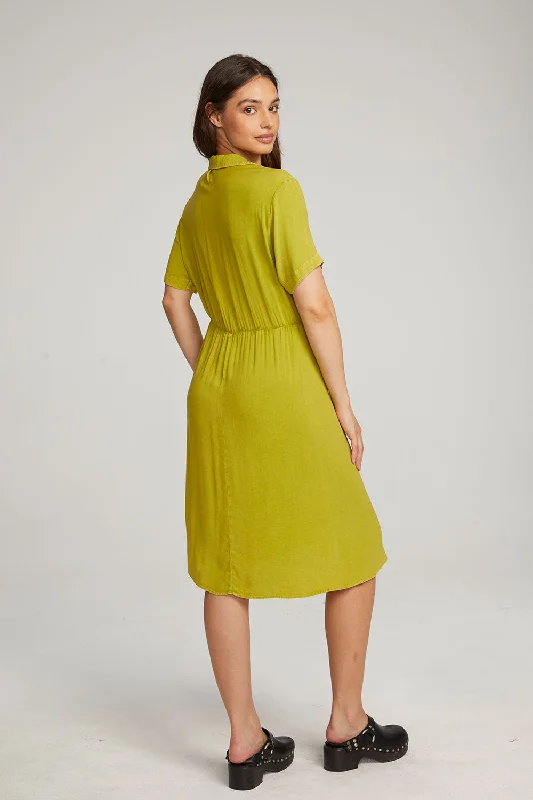 Elsa Citron Midi Dress