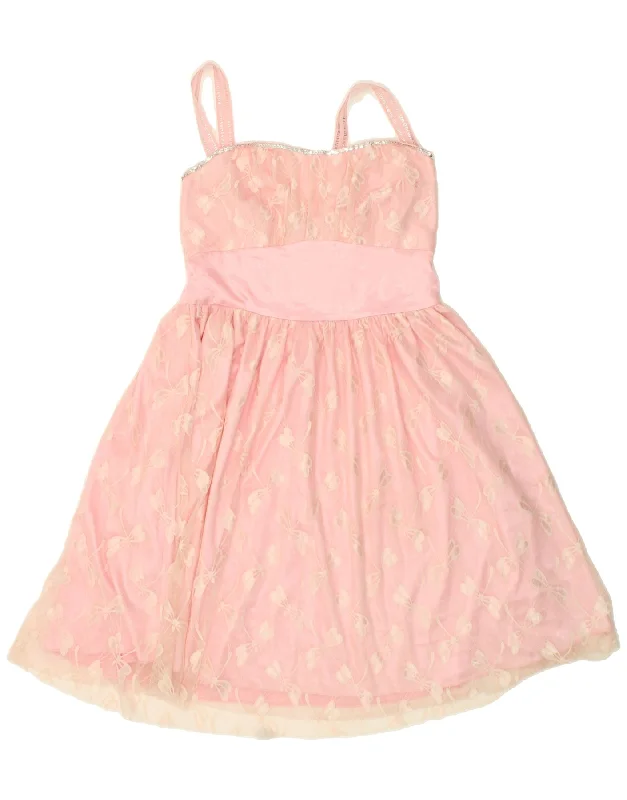 EVER PRETTY Womens Princess Dress UK 14 Medium  Pink Polyester Butterfly