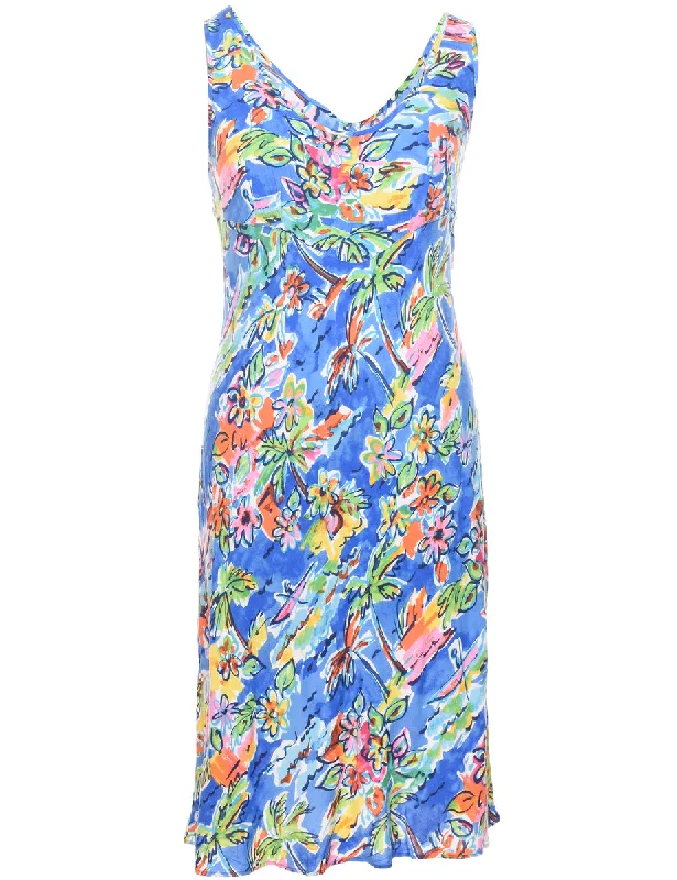 Floral Print Dress - M