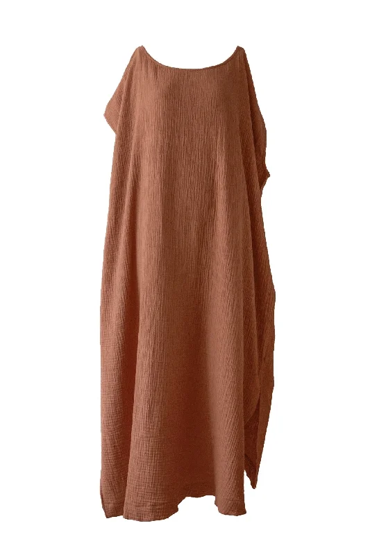 Gabriela Dress Deep Terracotta