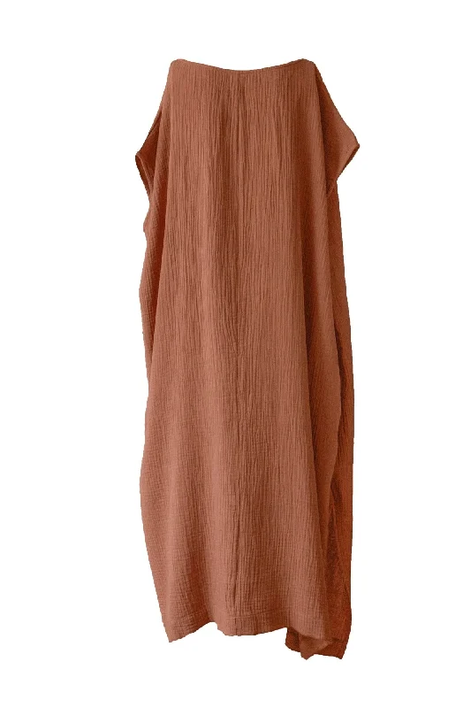 Gabriela Dress Deep Terracotta