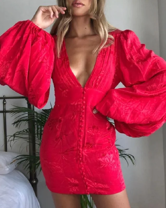 Isabella Red Dress