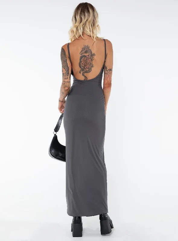 Knox Maxi Dress Slate Tall