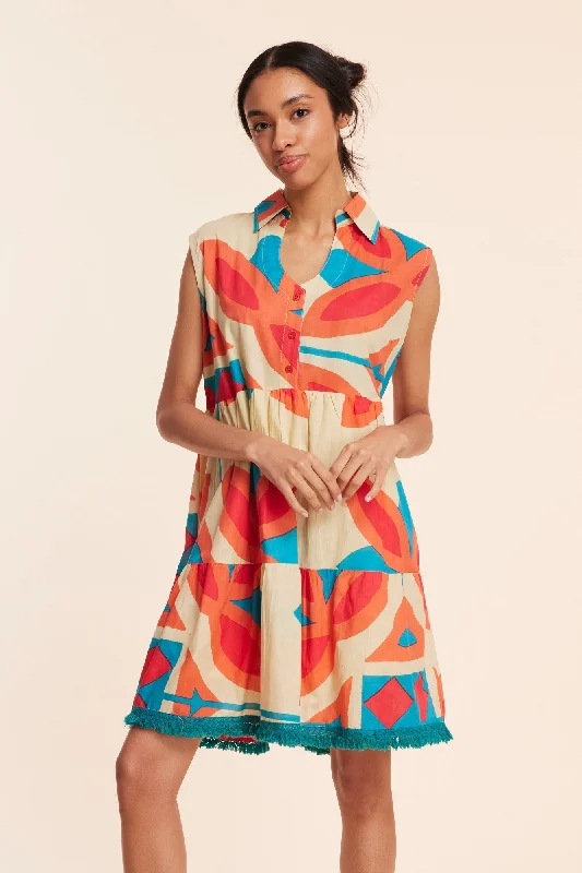 Preorder - Cadenza Dress in Moroccan Picturesque