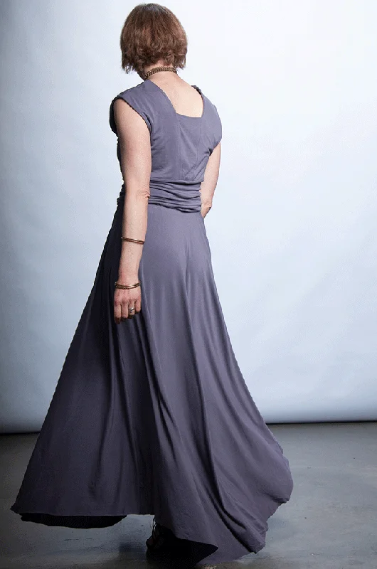 Rhianna Dress - Smokey Lavendar