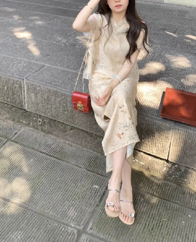 Rion oriental cheongsam set (PREORDER)