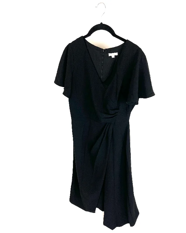 Black Midi Dress - Size 4