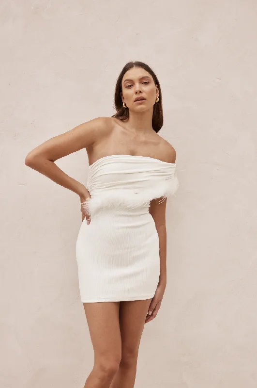 The Moment Mini Dress White