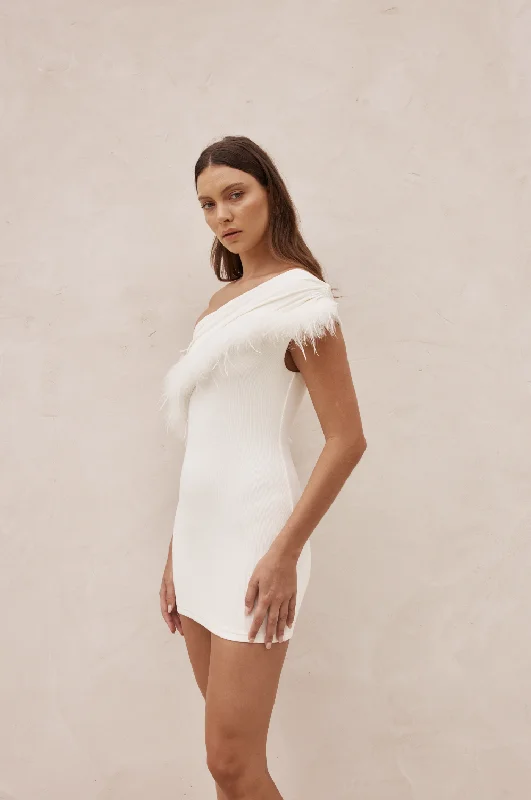 The Moment Mini Dress White