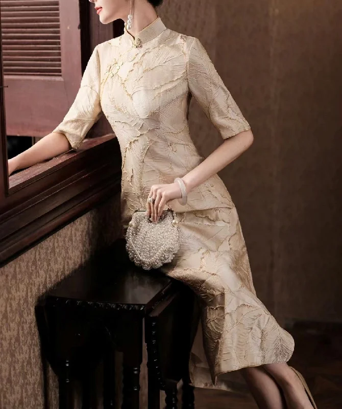 Titania cheongsam (ready stock in 3XL)