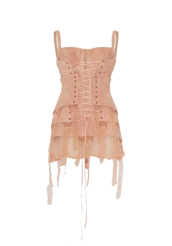 Triple Pink Corset Dress