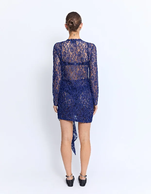 VERO LACE DRESS | INDIGO