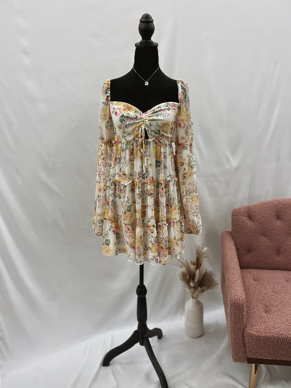 Yellow Floral Dress