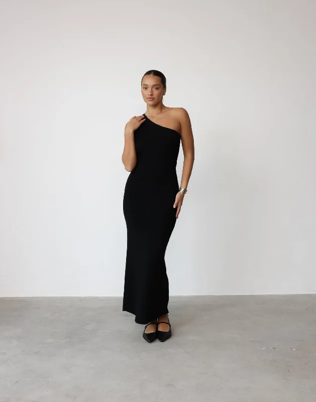 Aubany Maxi Dress (Black)