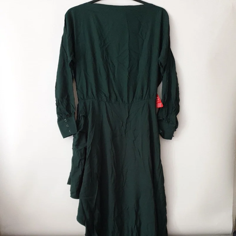 AX Paris High Low Midi Dress Size 16 Green ****Ref V39