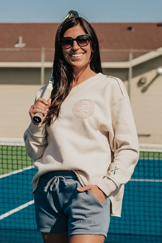 Cloud Fleece V-neck Sweatshirt