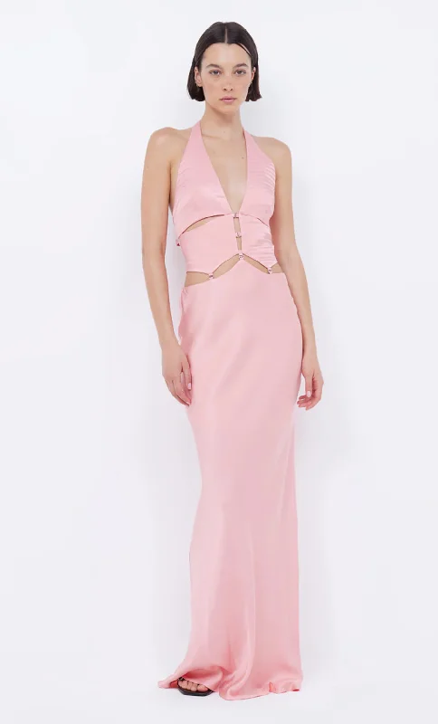 Bec and Bridge Alabama Halter Dress - Pink Sherbet