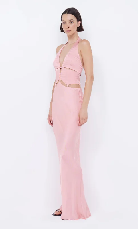 Bec and Bridge Alabama Halter Dress - Pink Sherbet