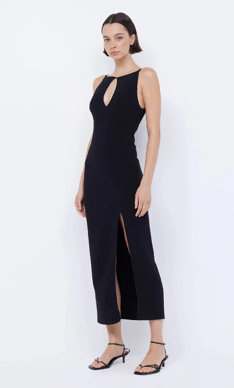 Bec and Bridge Marielle Split Dress - Black