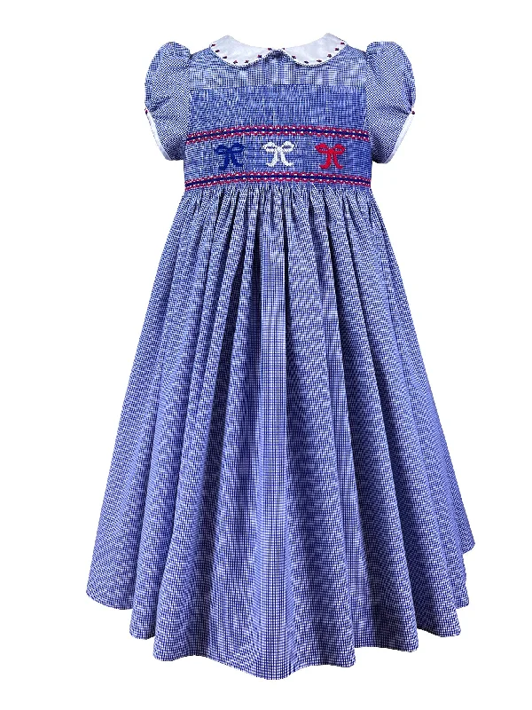 Bleu Blanc Rouge France Smocked Dress