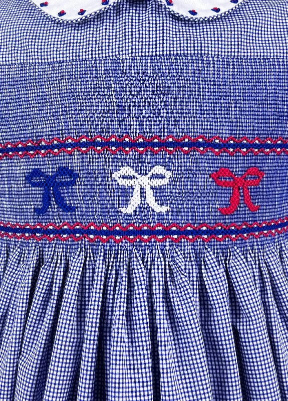 Bleu Blanc Rouge France Smocked Dress