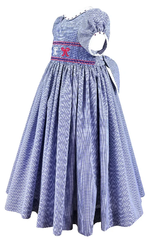 Bleu Blanc Rouge France Smocked Dress