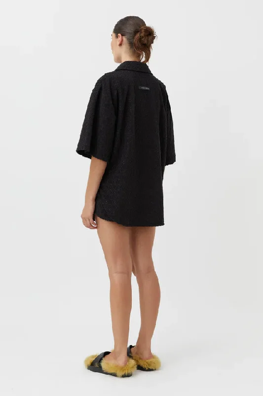 Camilla And Marc Antoni Terry Towelling Shirt - Black