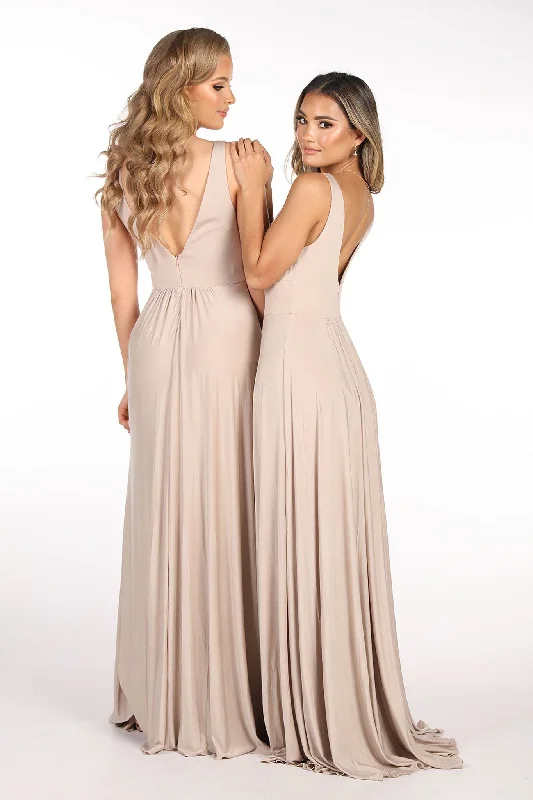 CATALINA A-Line Maxi Dress - Nude