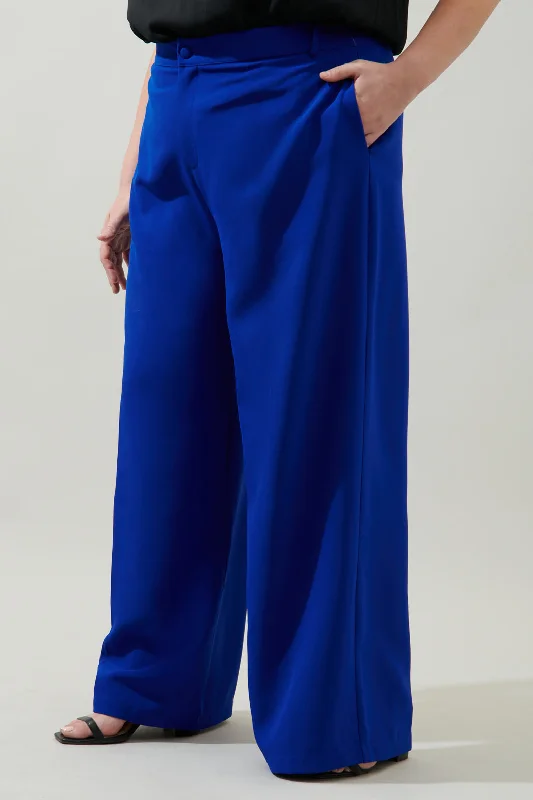 Chelsea Belted Wide Leg Trousers Curve