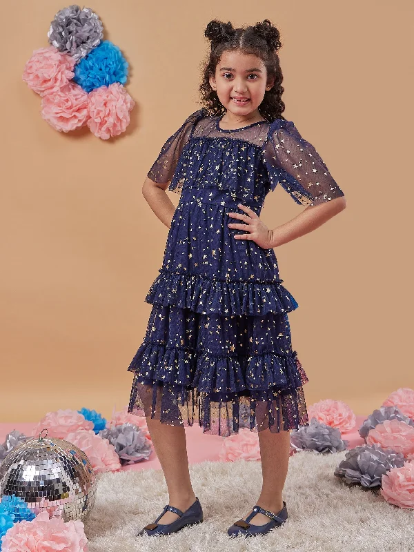 5-6Y / Navy / Net