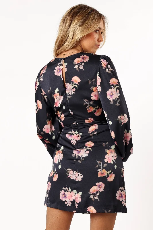 Emillia Dress - Dark Floral