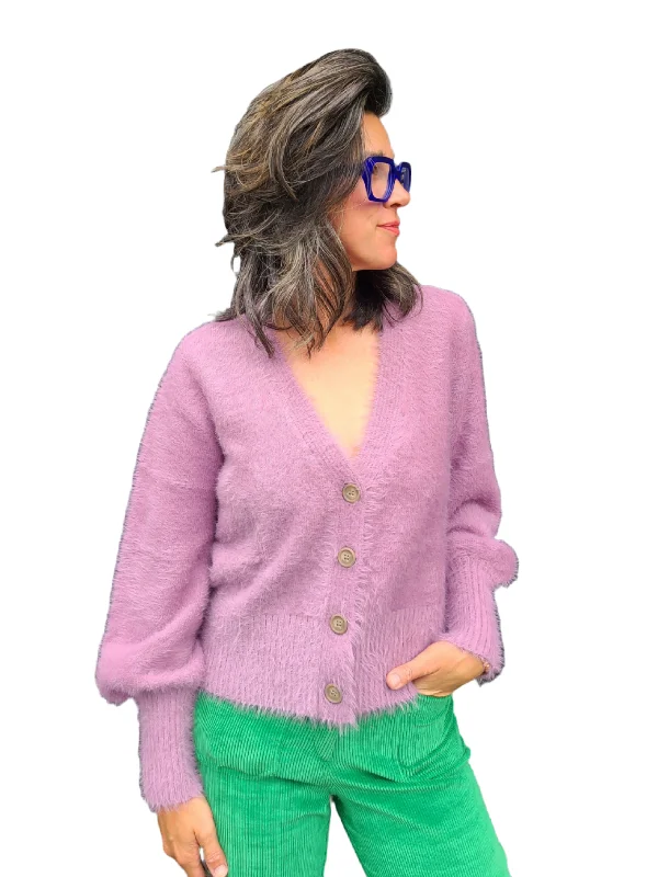 FO7186 Fuzzy Cardigan