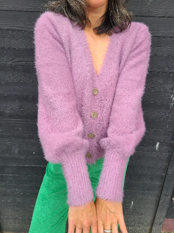 FO7186 Fuzzy Cardigan