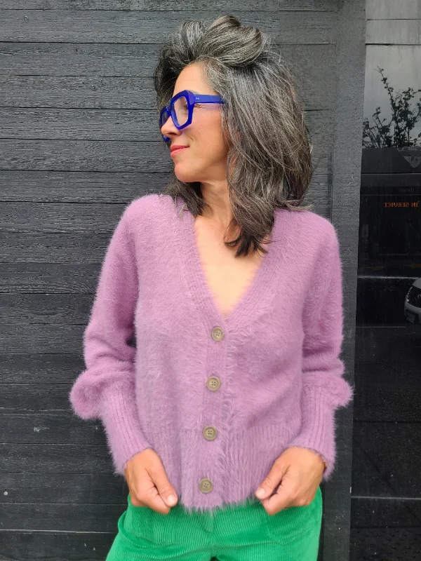 FO7186 Fuzzy Cardigan