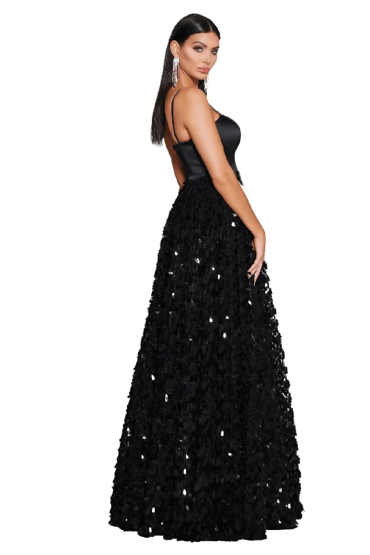 Jadore Zia Gown (Black) - RRP $585