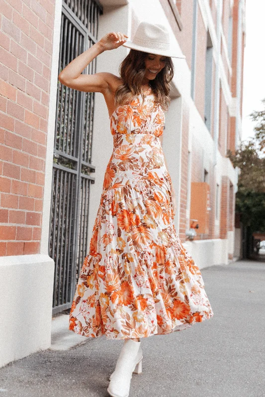 Marietta Dress - Orange