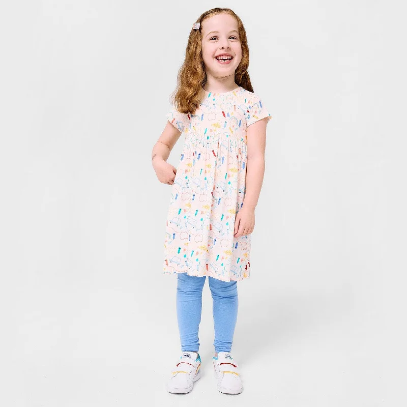 doodle pop modal magnetic easy peasy dress + legging set