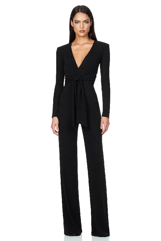 NOOKIE Vamp Velvet Jumpsuit (Black) - RRP $299