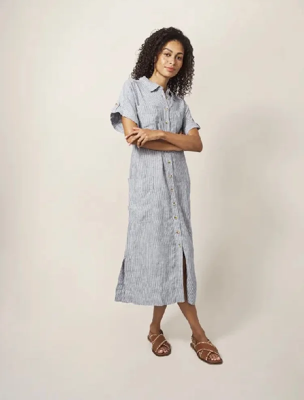 Reno Linen Shirt Dress