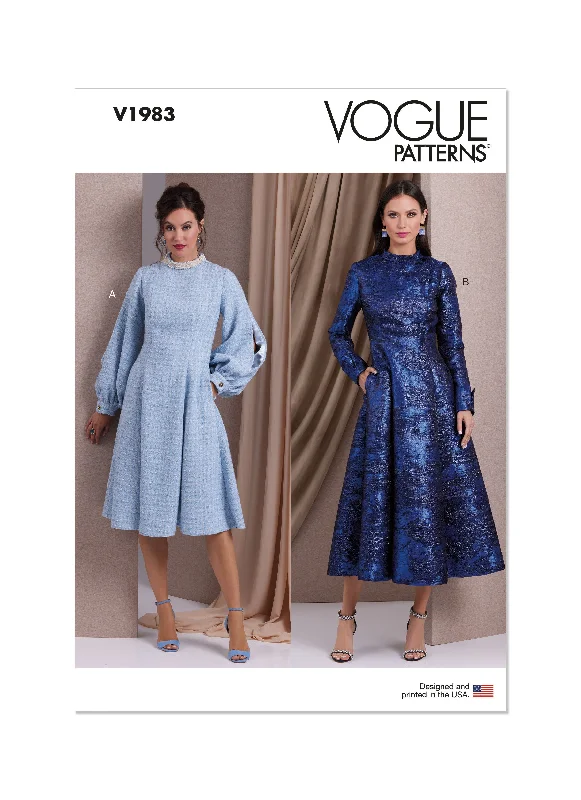 Vogue Sewing Pattern 1983 Misses' Dresses