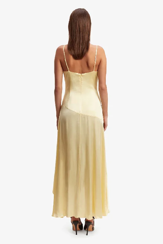 Hire Sorella Midi Dress in Canary Yellow