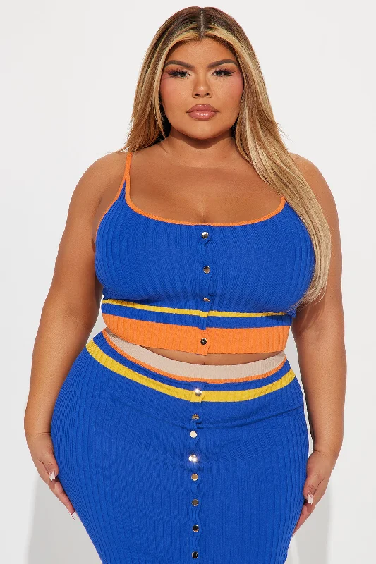 Better With Me Skirt Set - Blue/combo